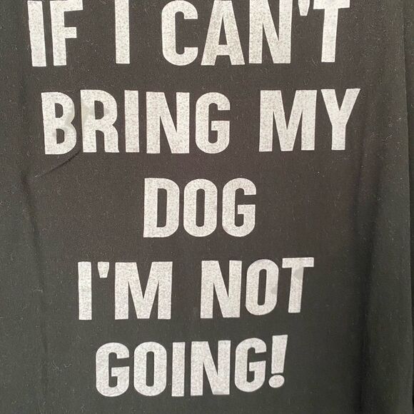 Women’s elegant Emily if I can’t bring my dog I’m not coming graphic T-shirt - Picture 3 of 4